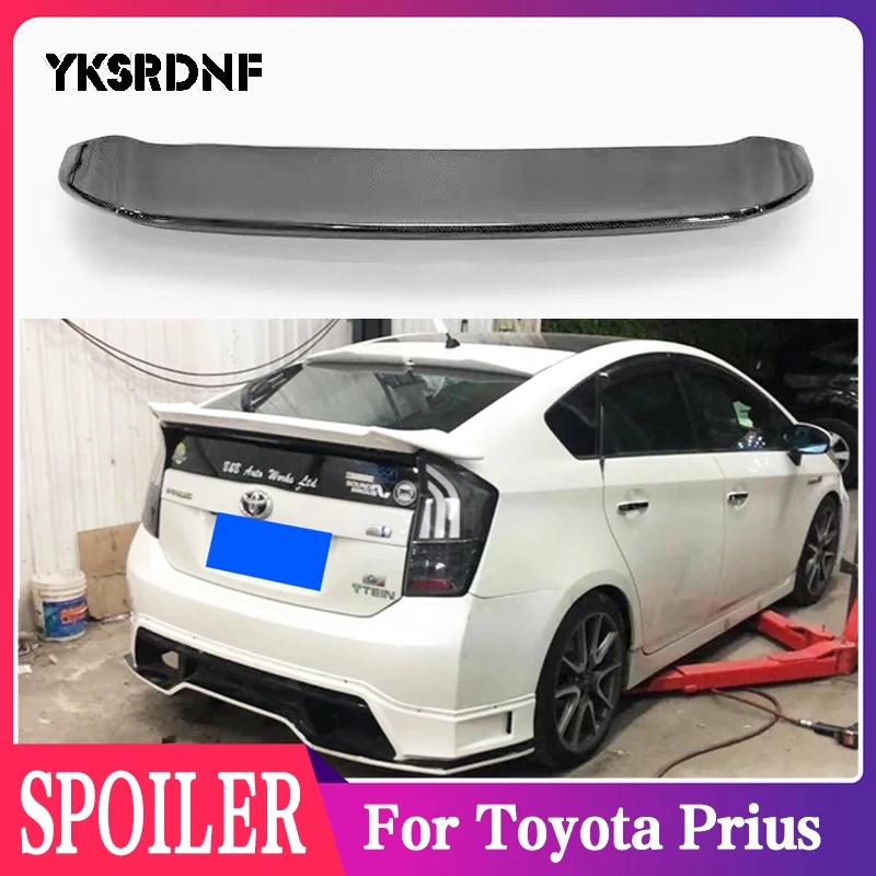 Carbon fiber / FRP material spoiler for Toyota Prius 2009-2014 ROWEN style main spoiler