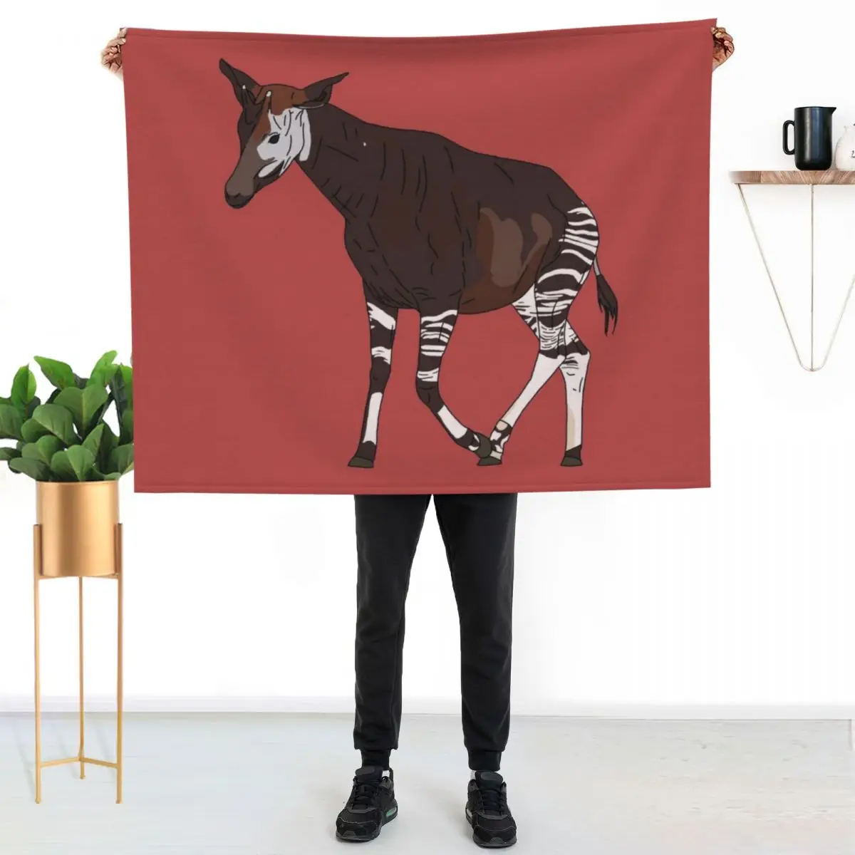 

Okapi Throw Blanket Luxurious Soft Blanket Holiday Gift for Family