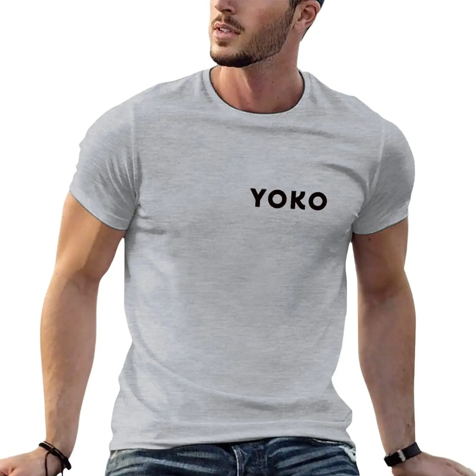 Yoko Squeezie T-Shirt oversized customs design your own vintage men graphic t shirts