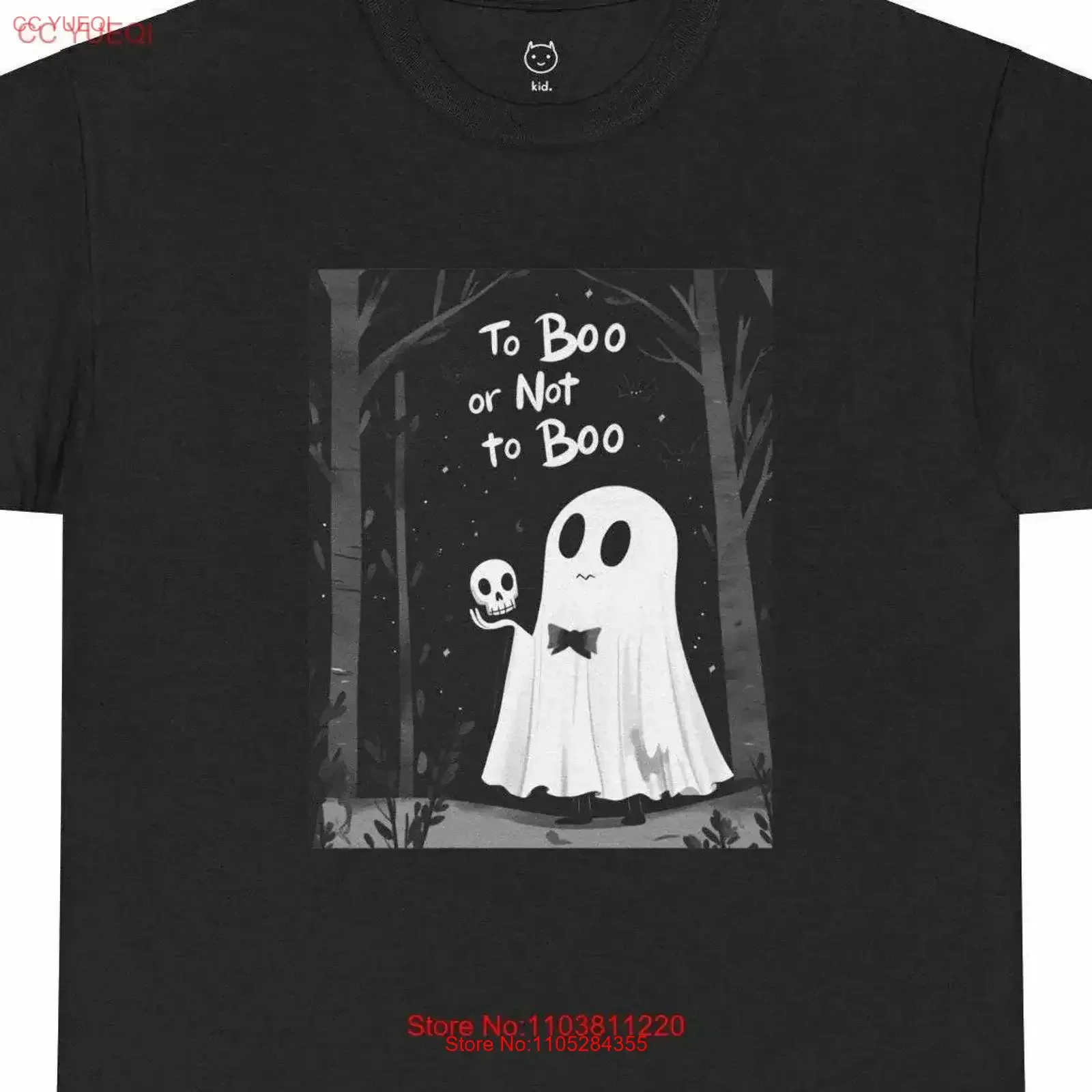 Hamlet Ghost Halloween T Shirt Cute Funny Spooky Aesthetic Shakespeare Inspired Cozy Party Outfit vintage Washed streetwear