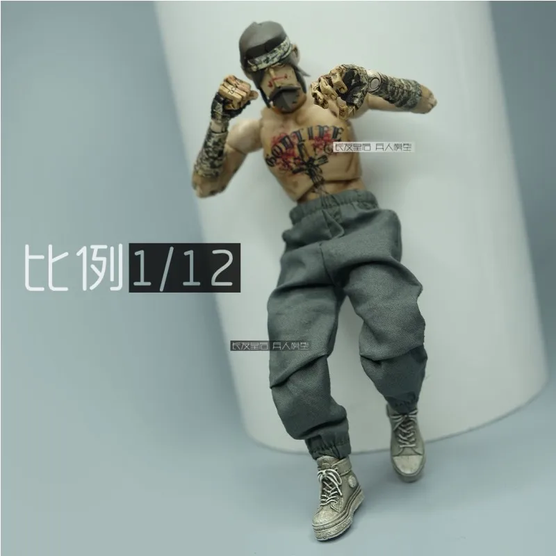 

Солдат 1/12 6-дюймовый, crowdhtoys, комбинезон 3ATOYS DAM Body, обычные брюки, стиль хип-хоп
