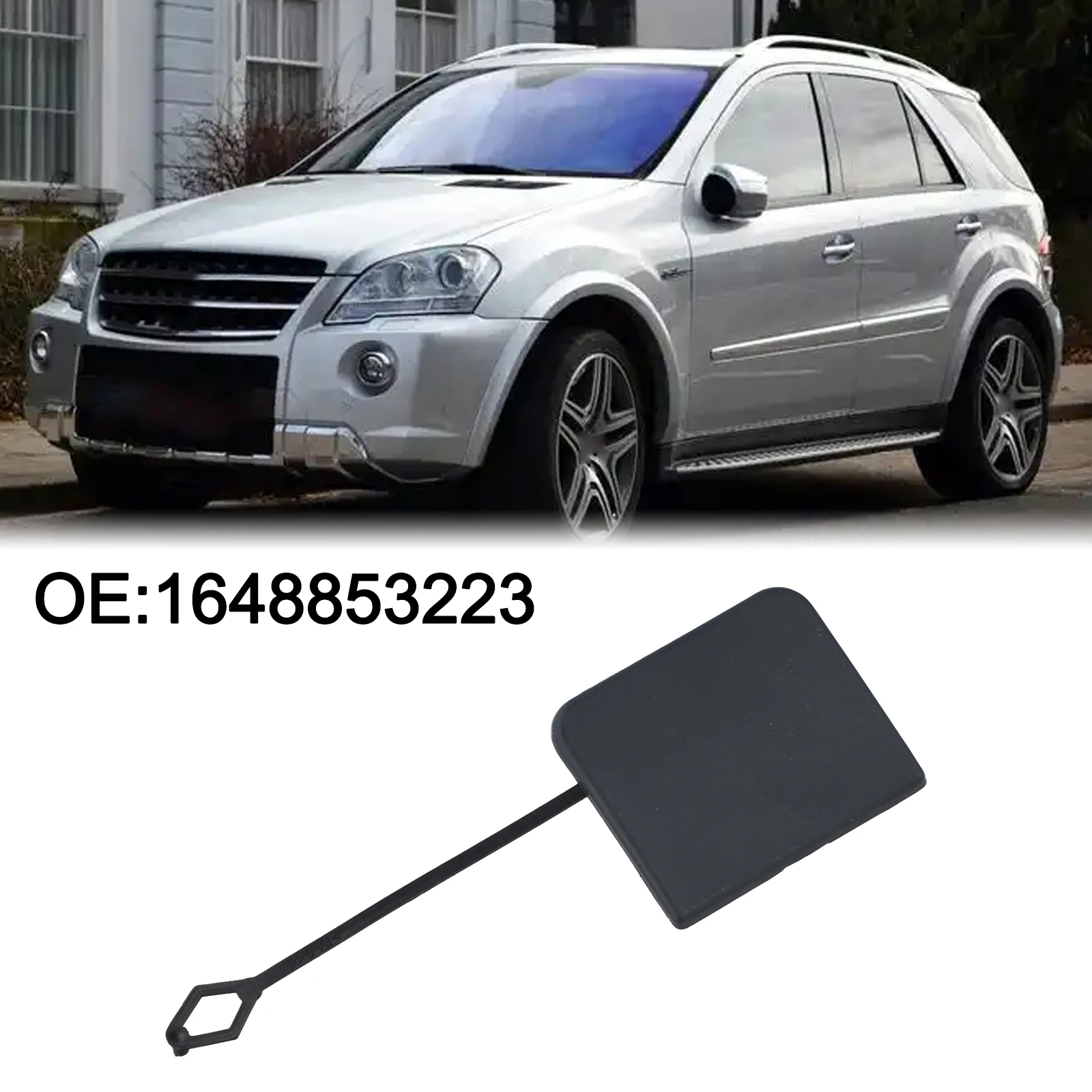 غطاء فئة ML غطاء المصد الخلفي صيانة السيارات غير مصبوغ لمسة نهائية ما بعد البيع رقم OEM 1648853223 التوافق المثالي