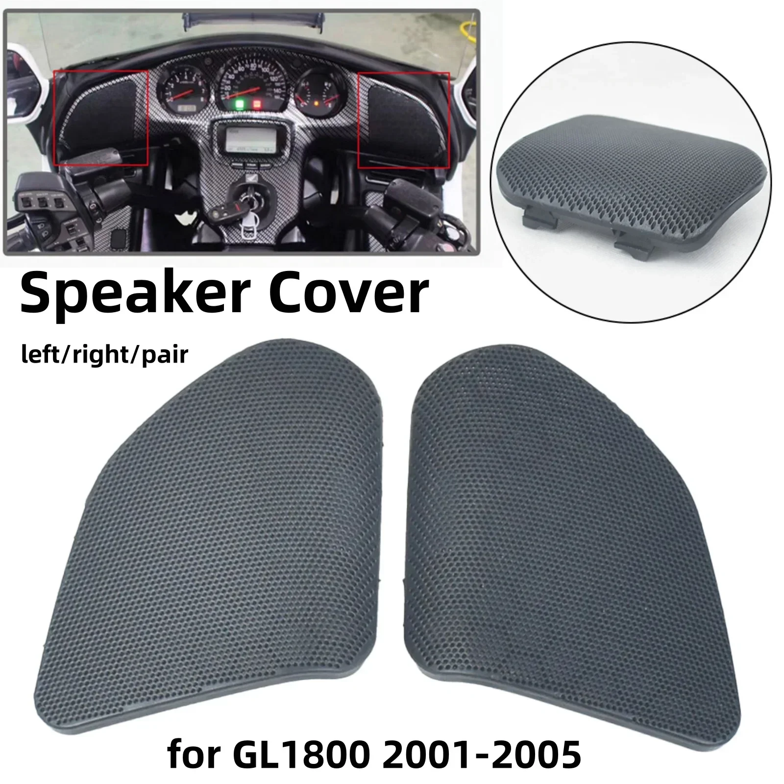 

Lower Speaker Guard Cover Front Speaker Cover For Gold Wing GL1800 01-05 Front Speaker Grille Sound Grille Cover For Honda