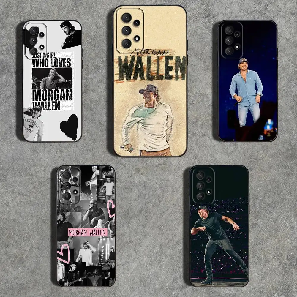 

M-Morgan WallenS Phone Case For Samsung Galaxy A73,31,32,72,41,53,52,71,22,5G,Note,J7,8,9 Soft Black Cover