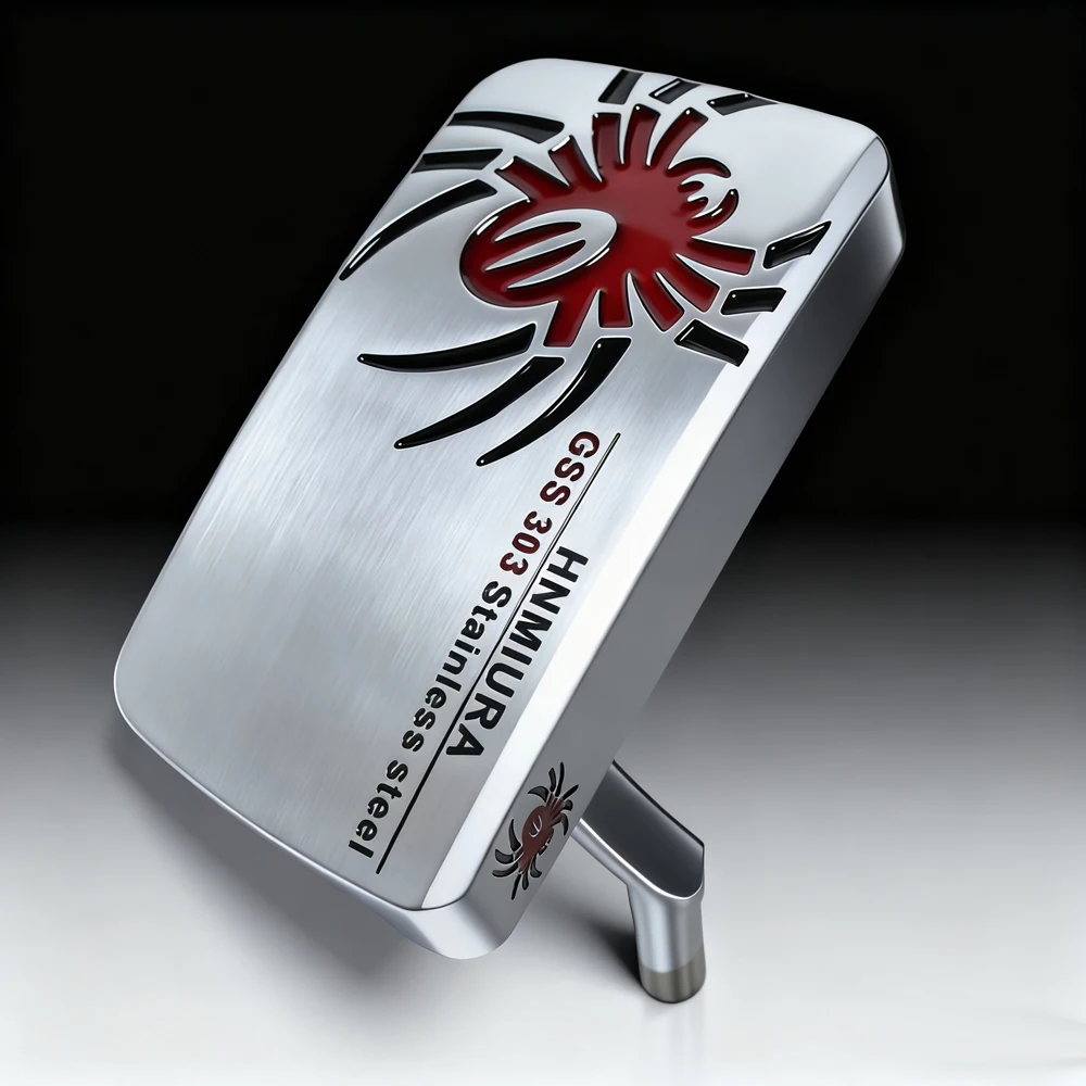 Golf Head Silver Golf Putter Right Handed UNISEX Widening Stable Type Putter Head and Golf Headcover No Shafts