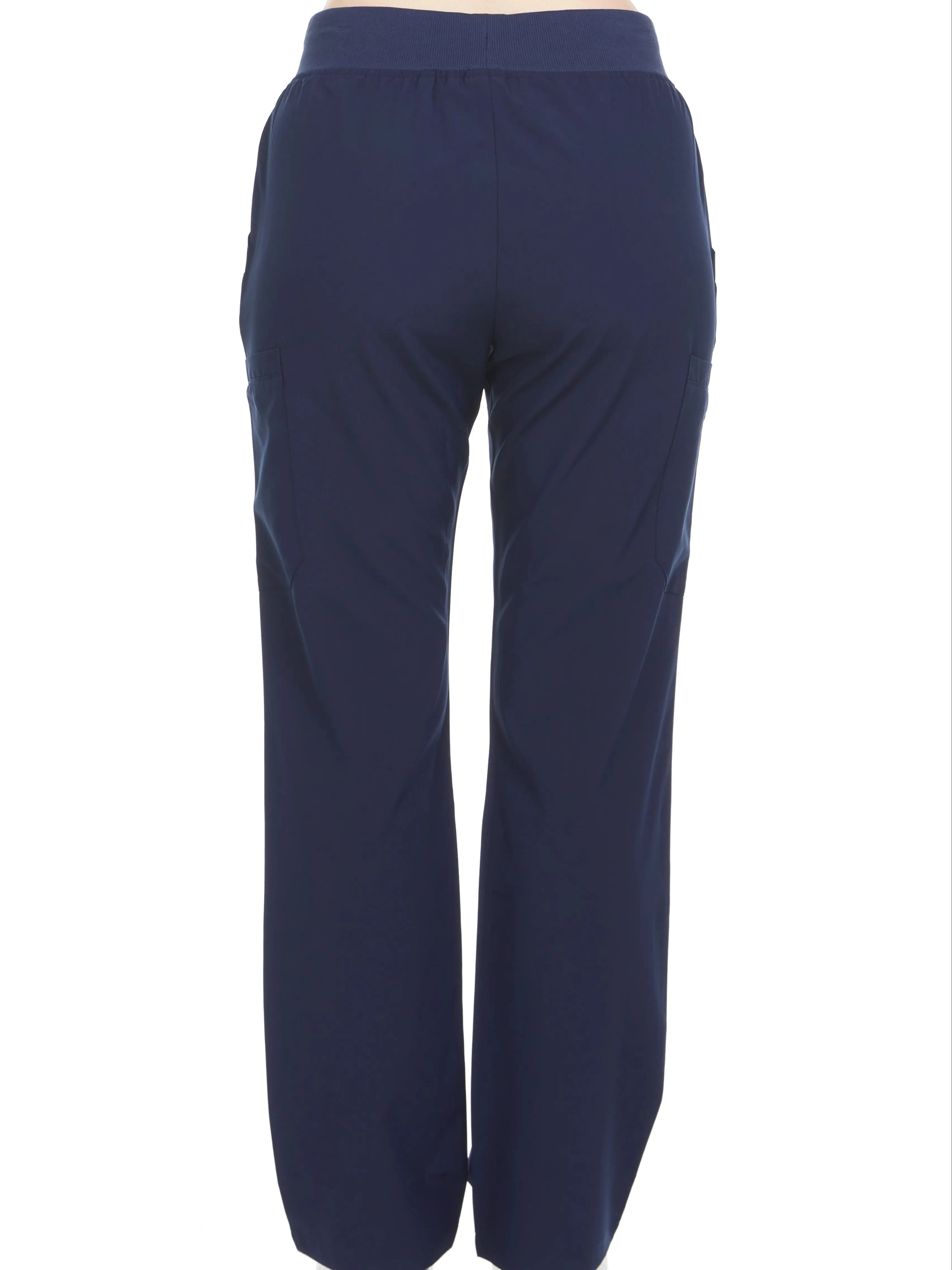 HEAL+WEAR Women's Basic Scrubs Pants Multiple Convenient Pockets. 4-Way Stretch Spandex. Wrinkle-Resistant