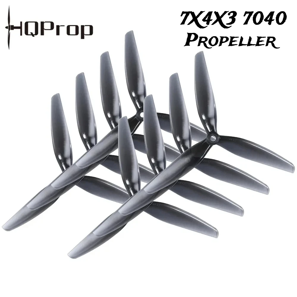 2Pair HQProp 7X4X3 7040 3-Blade Poly Carbonate RC Propeller For 7inch Long Range LR7 Cinelifter FPV Freestyle Drone Accessories