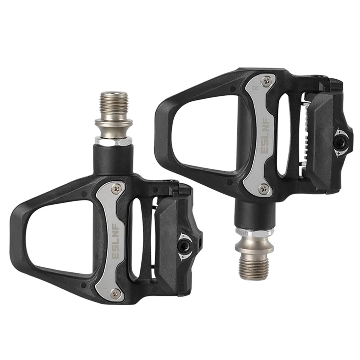 ESLNF Nylon Bike Pedals Self-Locking SPD Mountain Road Bicycle Pedals DU Pedal Accessories