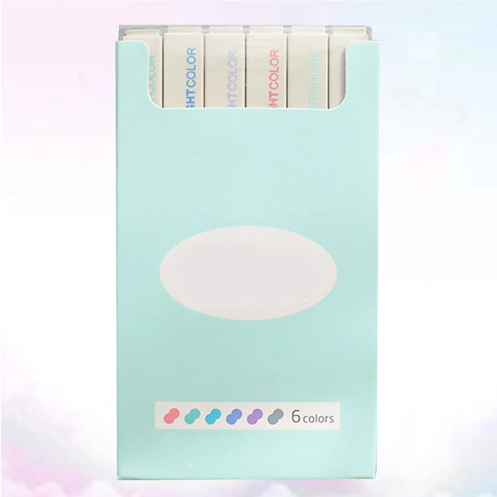 

Fluorescent Marker Pen Vivid Color Ergonomic Design Smooth Writing Highlighters for School Notes DIY Photo Album Planner Cards