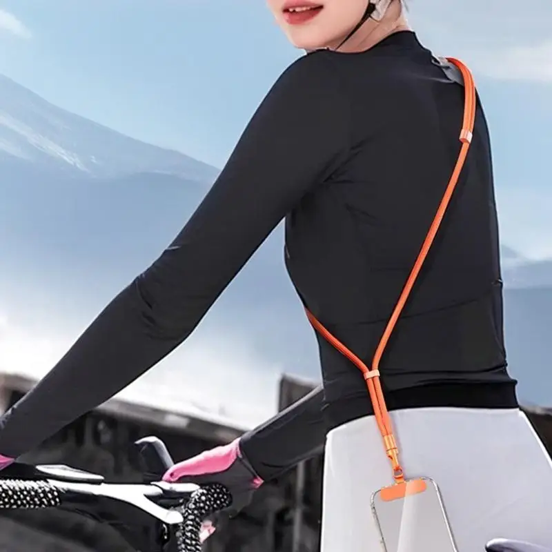 R53C Versatile Phone Lanyard Adjustable Length Phone Strap Secure Phone Holder Flexible Phone Strap for Comfortable Daily Use