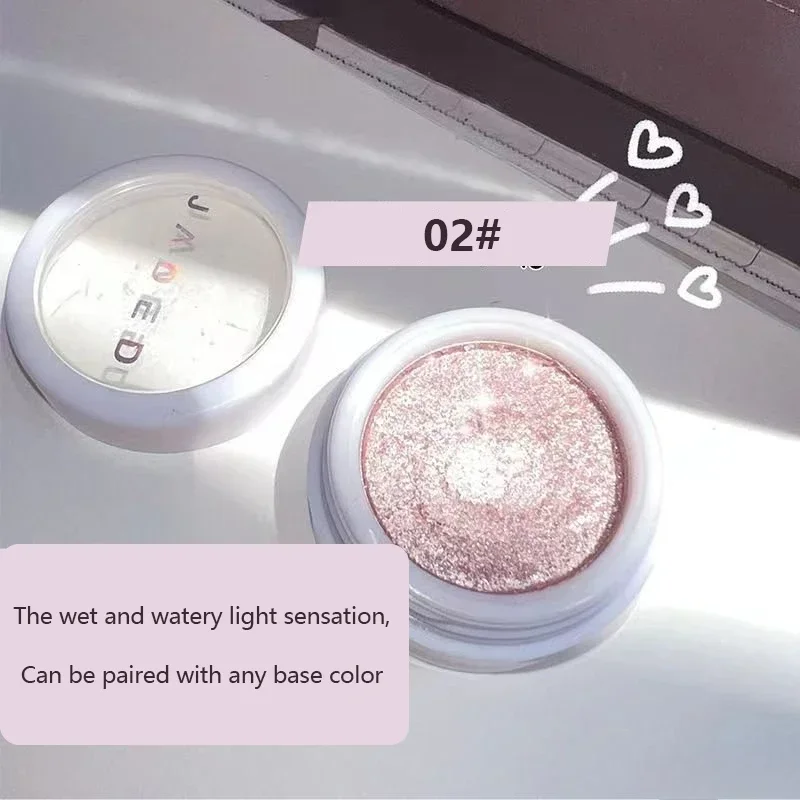 シャイニングアイシャドウグリッターパープルアイシャドウアイブライトニングメイクアップスーパーパール光沢のあるシマーアイシャドウ長期的な美しい