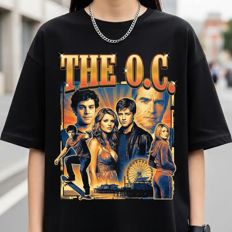 The O.C. Shirt, TV Show Fan Merch, Marissa Cooper, Summer Roberts, Seth Cohen, Ryan Atwood, Unisex Tee