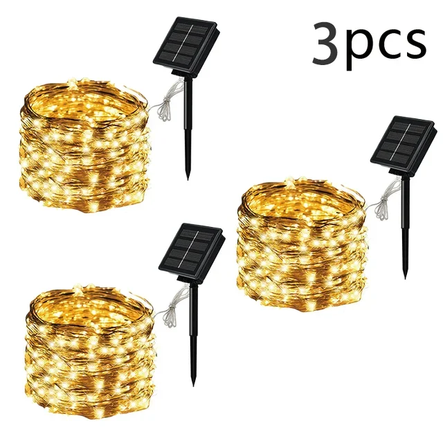 OKAL RED EAST LED Solar Lichterkette 6