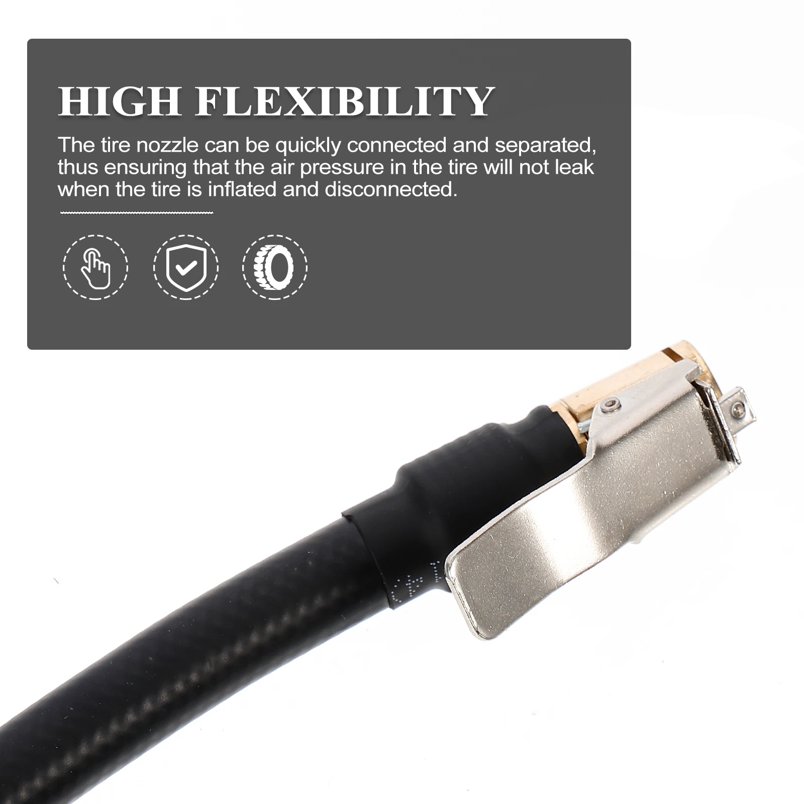 

Air Pump Extension Tube Hose Tire Valves Extender Car Bike Motorcycle Inflator Copper Rubber Flexible Anti-leak Repair Tool