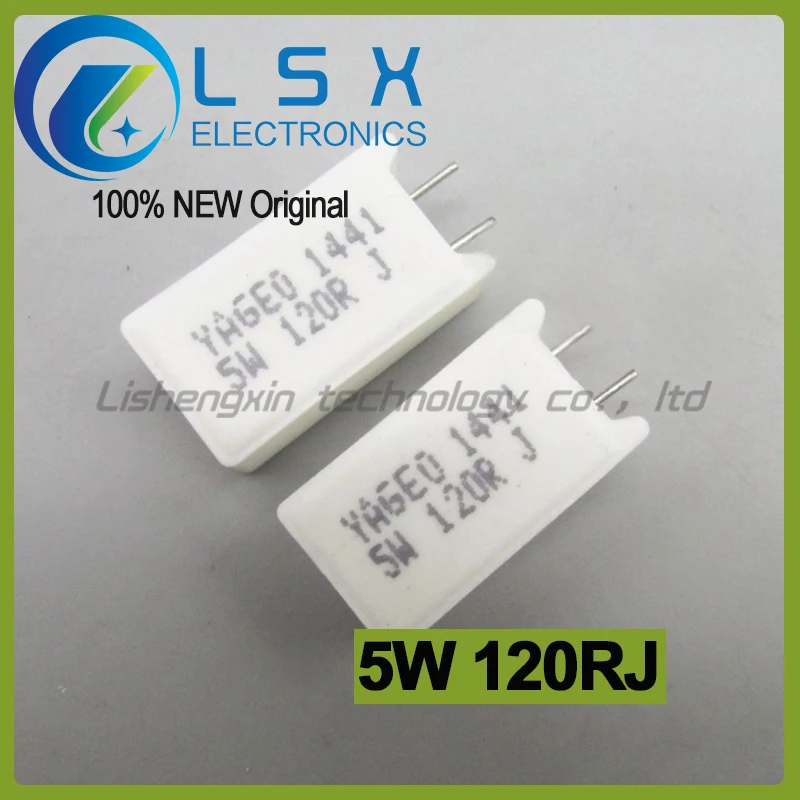 10-pecas-de-resistor-ceramico-vertical-de-cimento-5w-120rj-120-Ω-120-ohms-5-novo-e-original