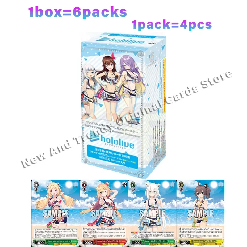 Tcg Kaarten Originele Ws (Weiss Schwarz) Hemel Brandt Rood, Hololive, De Typische Vijfling Supplets Supplement Pack Box Collectie