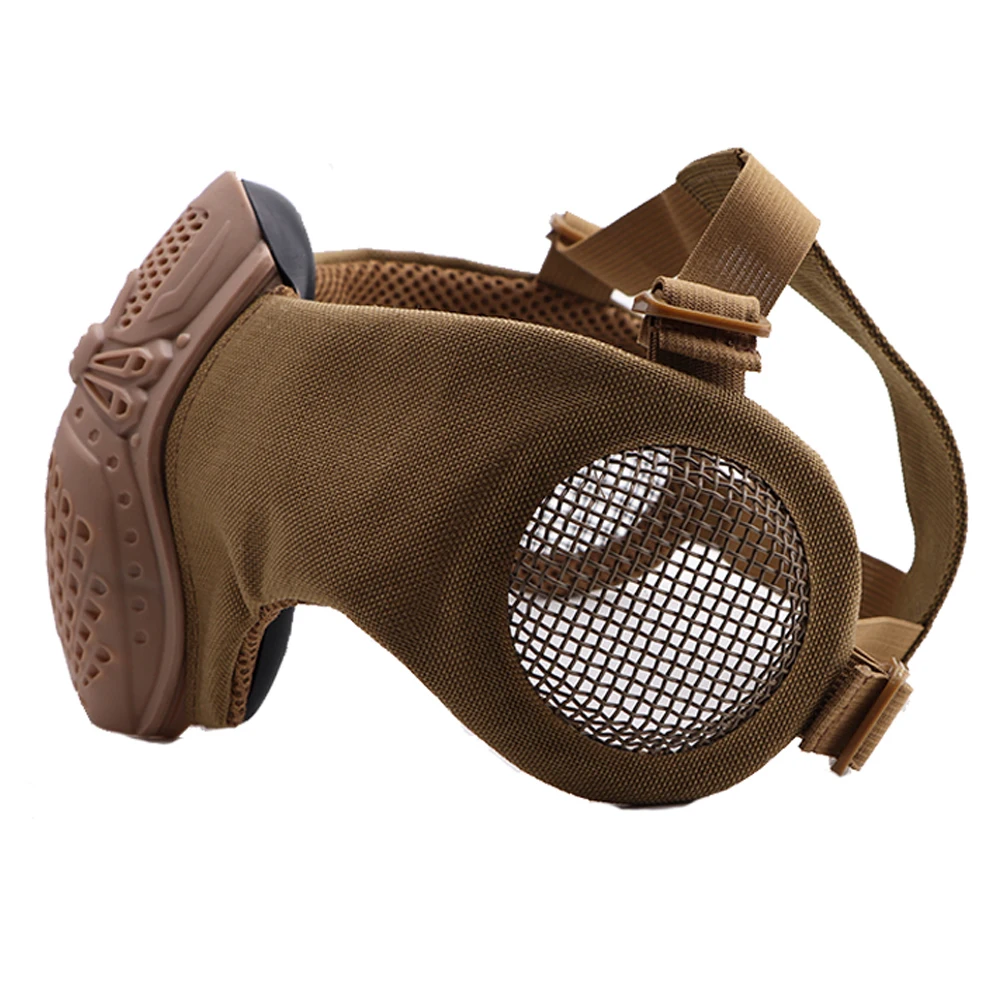 قناع ZLang التكتيكي بنصف وجه، قناع عنكبوت مضحك Airsoft BB Gun، قناع عسكري CS للحفلات التنكرية، أقنعة الهالوين #4