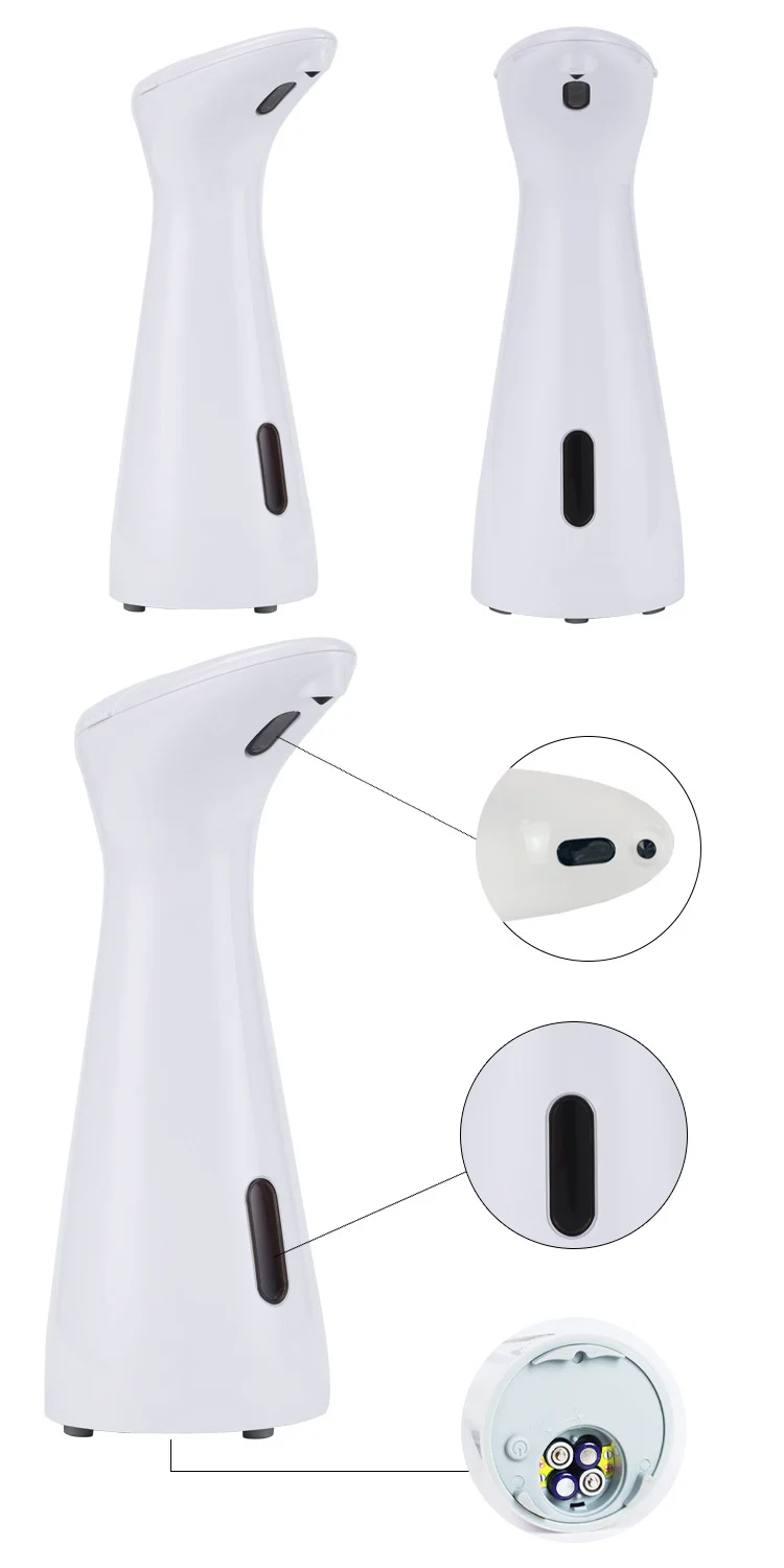 

Бесконтактный автоматический дозатор мыла, водонепроницаемый, умный, для мытья рук, из АБС-пластика, для ванной, кухни, отеля, домашнего использования