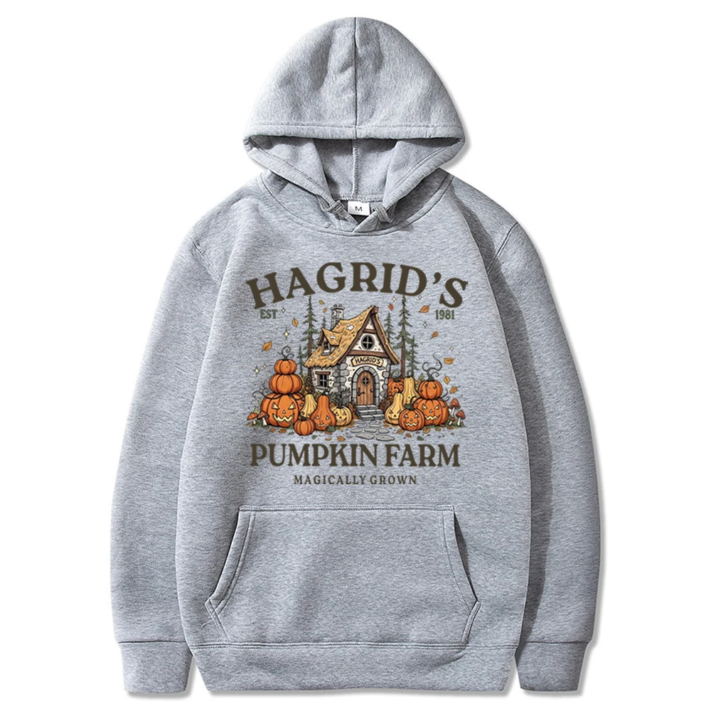 Hagrid's Pumpkin Patch Hoodie Spooky Season Pumpkin Thanksgiving Shirts Hp Magical Fall Vibes Sweater Hp Fan Gift Trendy Hoodies