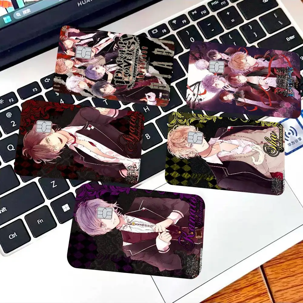 Anime D-Diabolik L-lovers Game Anime Sticker Film Skin Cover Case for Small Large No Chip Debit Credit Card Front Side