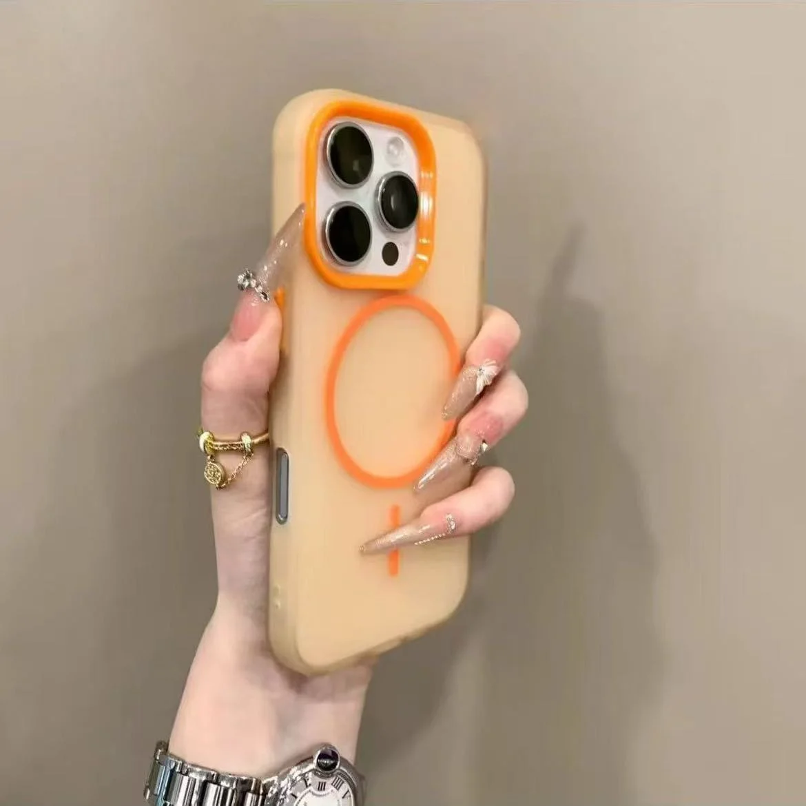 Luxury Translucent Magnetic Phone Case for iPhone 17 Pro Max 16 15 14 13 12 11 Pro Max 16 Plus Protection Shockproof Bumper