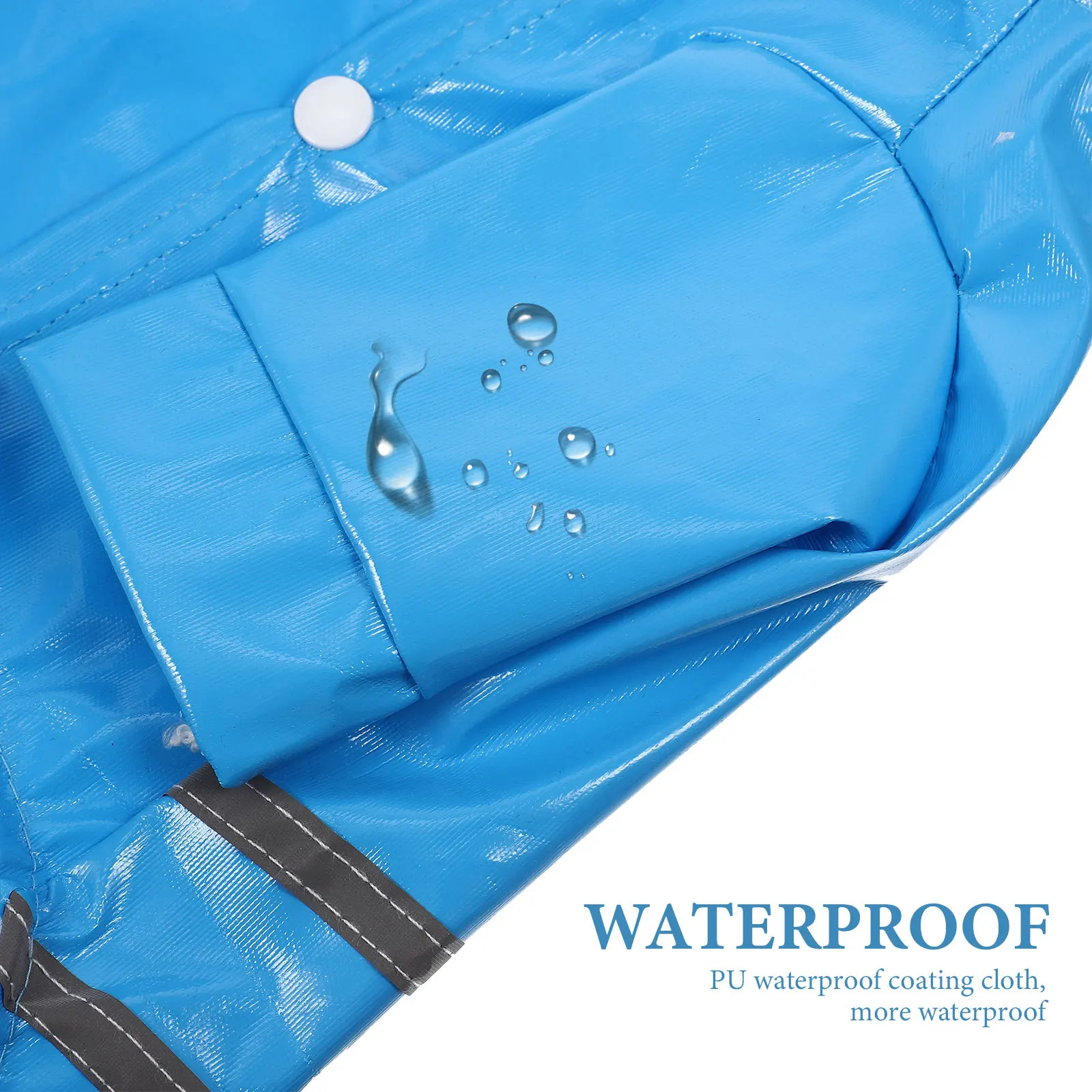 

1pcs Dog Raincoat Waterproof Hooded Reflective Lightweight Small Medium Large Pet Rain Jackets For Dogs Outdoor Walking Puppy