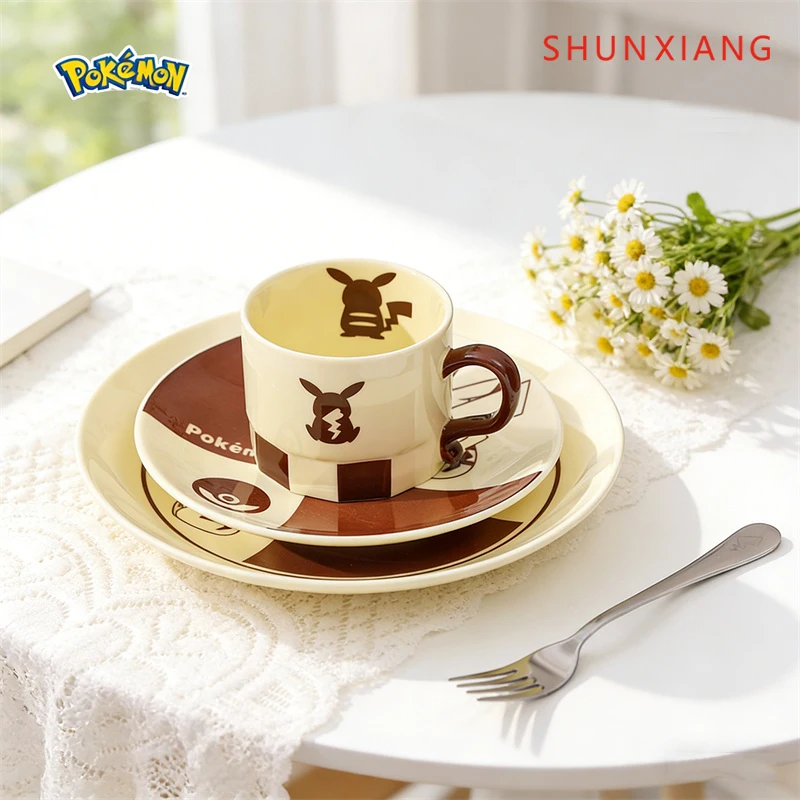 set-di-tazze-e-piattini-in-ceramica-pokemon-shunxiang-set-di-stoviglie-con-pikachu-set-di-piatti-e-forchette-a-tema-anime-per-regali