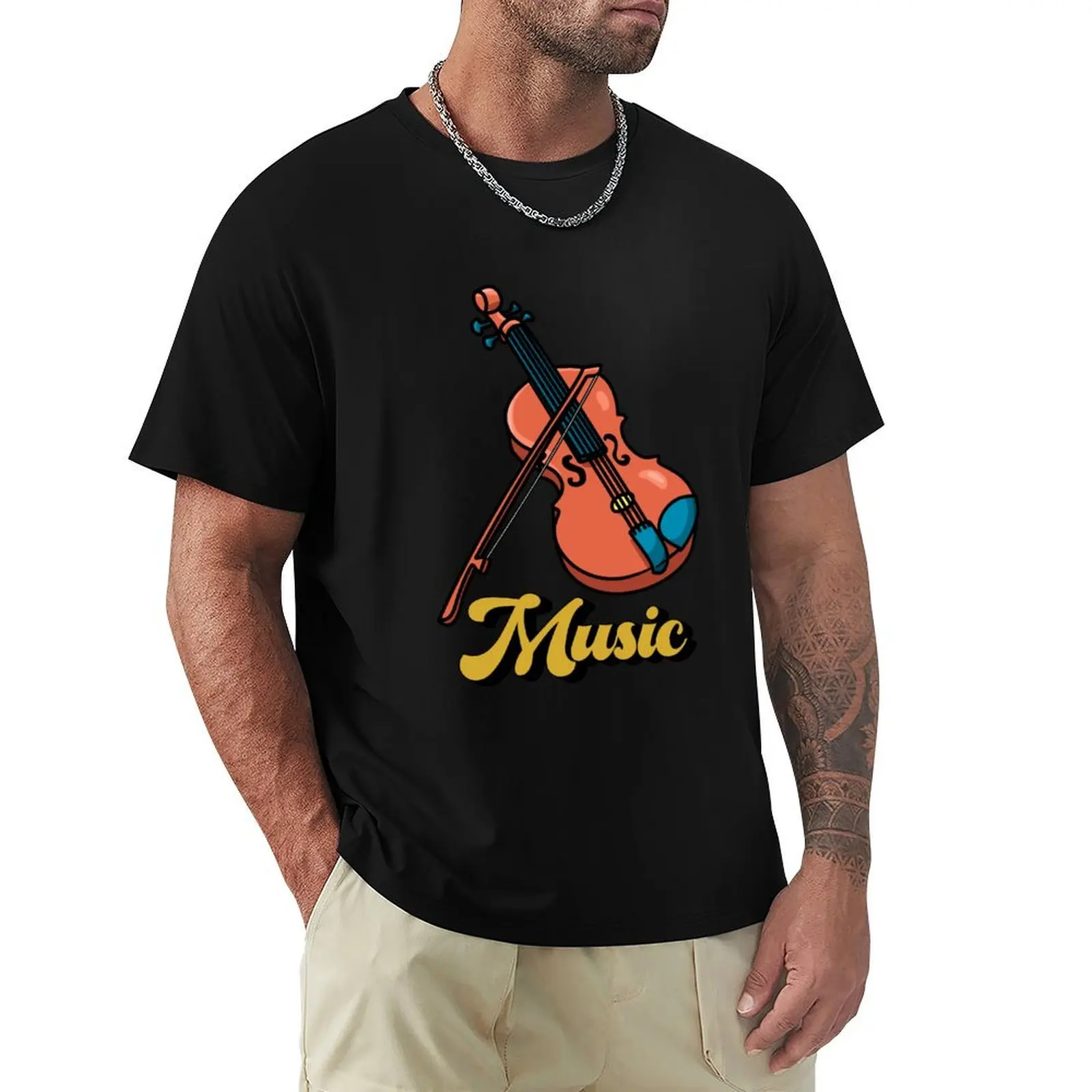 Exploring the Intersection of Music and Design T-shirt sports fans tops Short sleeve tee mens cotton t shirts