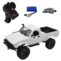 WPL C24-1 C24 1/16 2.4G 4WD RC Crawler Car RTR Full Scale 260 Motor Electric Buggy LED Light Climbing Truck Car Kids Gift