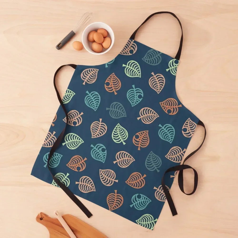 

Nook Leaf Aloha Logo - Green and Orange Tropical Colors Apron kitchen and home Ladies Apron