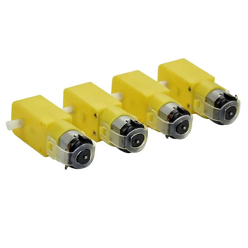 Moteur à engrenages pour voiture, moteur à courant continu à engrenages réducteurs TT, 140 W, pièces en plastique pour projet de voiture robot DIY