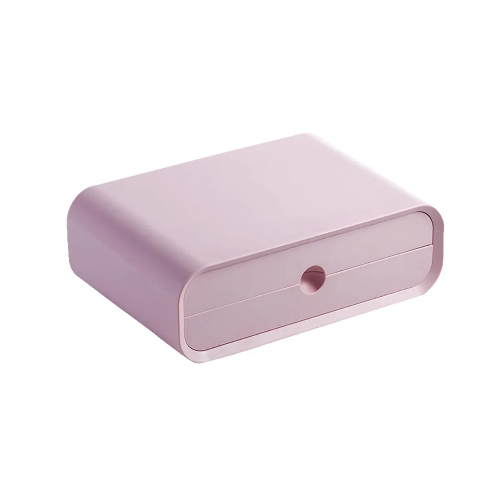 1Pcs Computer Screen Elevated Shelf Desktop Storage Drawer ABS Organizer for Office Stationery Makeup Small Items Storage