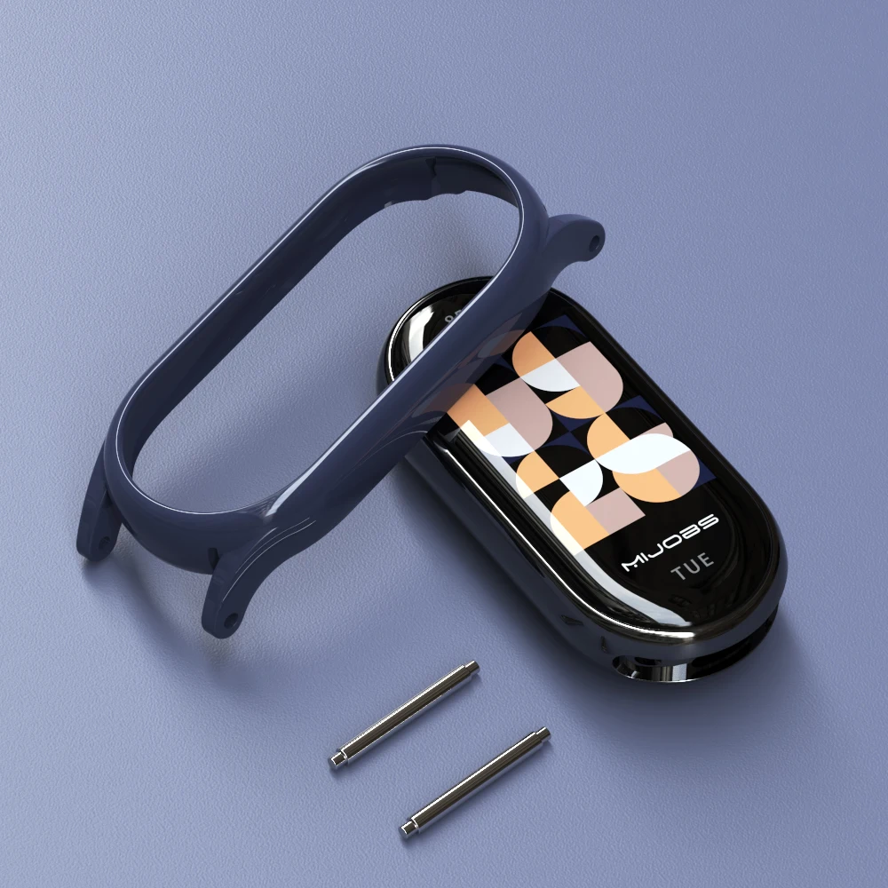 เคสป้องกันสำหรับ For Xiaomi Smart Band 10 9 8 สายรัดข้อมือนาฬิกา Mi Band 10 รุ่นเซรามิก วัสดุ PC
