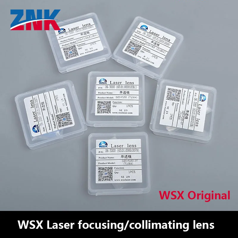 Plano-Convex Cutting Machine Accessories WSX Original Laser Handheld Welding Collimating Focusing Lens D20-F150 CT3.0