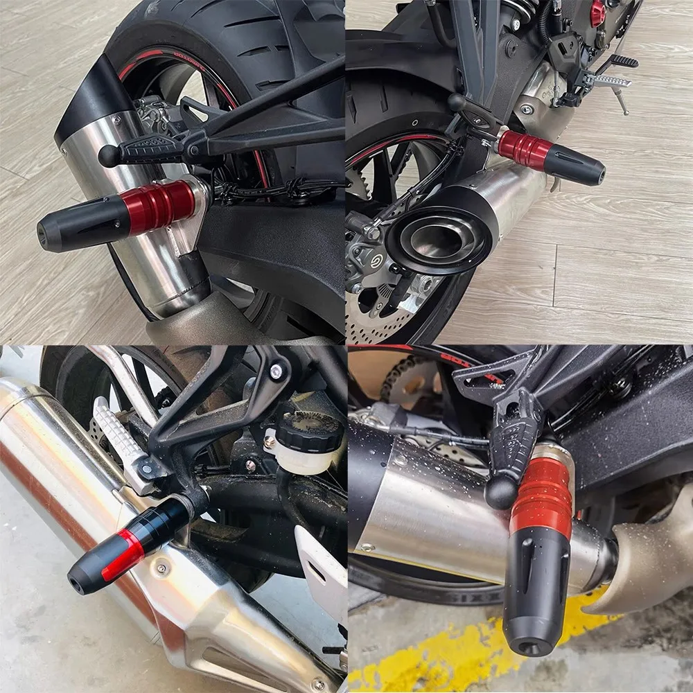 ل BMW G650GS G310GS F850GS مغامرة F900 F 900 GS 900 GS900 R1200GS R1250GS الإطار تحطم الوسادة العادم المنزلق السقوط حامي