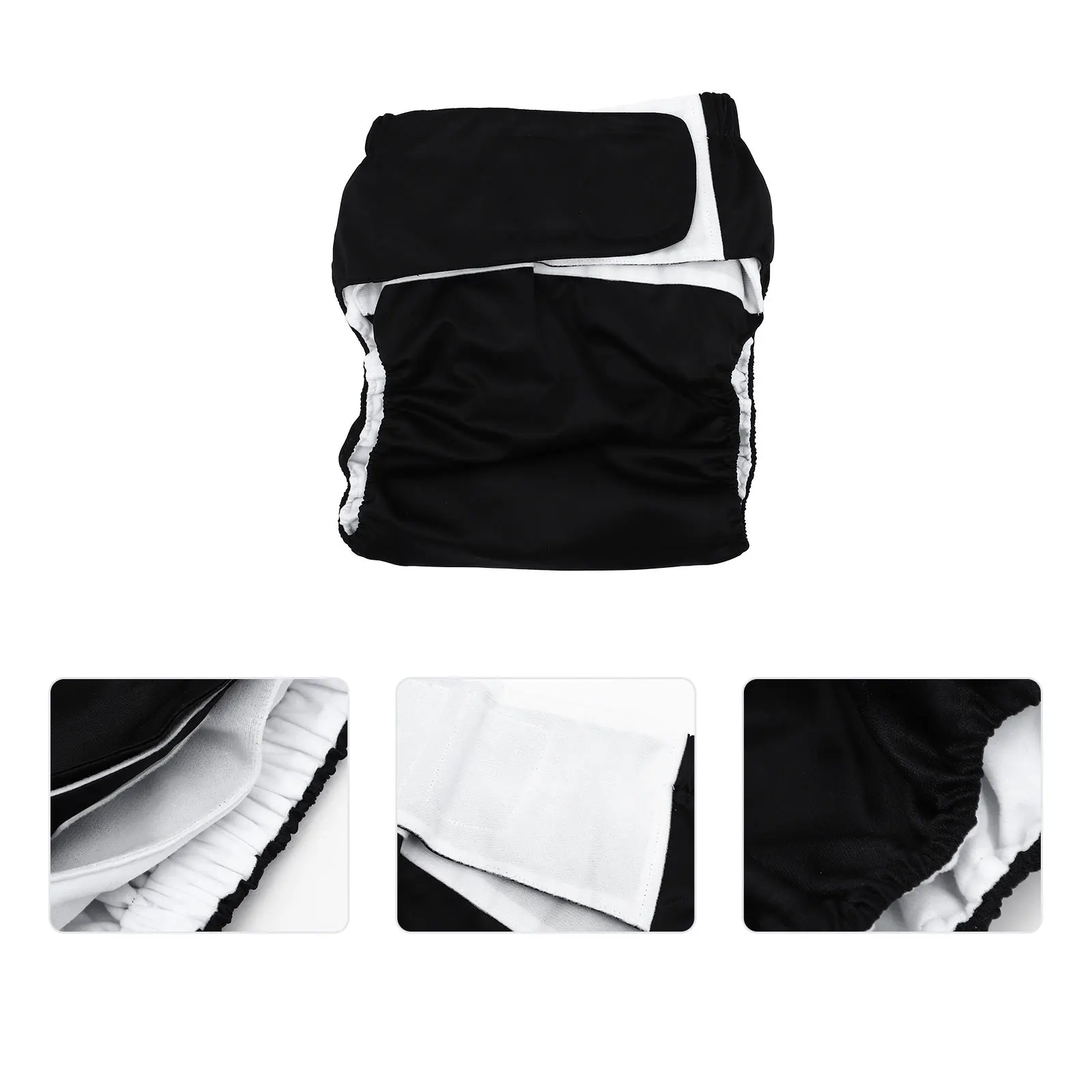 1 قطعة حفاضات القماش الشريط قابل للتعديل للبالغين مقاوم للماء تنفس قابل للغسل قابلة لإعادة الاستخدام سلس البول بطانة لكبار السن #6