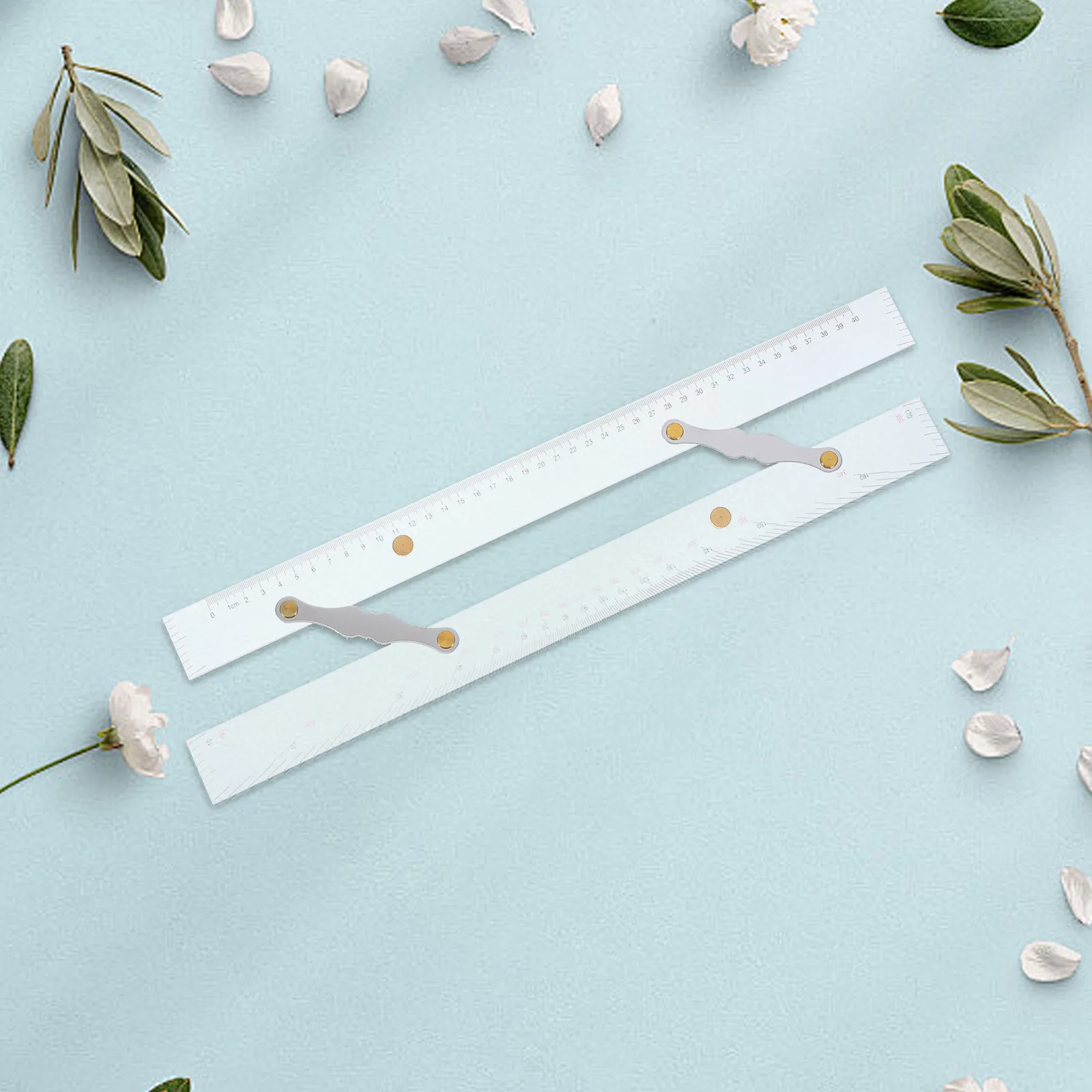 Transparent Acrylic Parallel Ruler Professional Marine Navigation Drawing Tool Precision Chart Measuring Ruler Boat Captain's