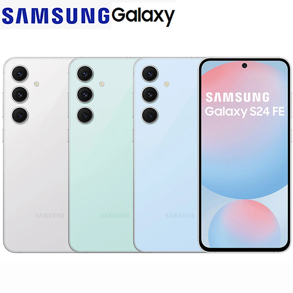 Refurbished Samsung Galaxy S24 FE 5G S721U1 Android smartphone 6.7-inch AMOLED 1080 x 2340 120Hz US version 4700mAh 25W 50MP AI