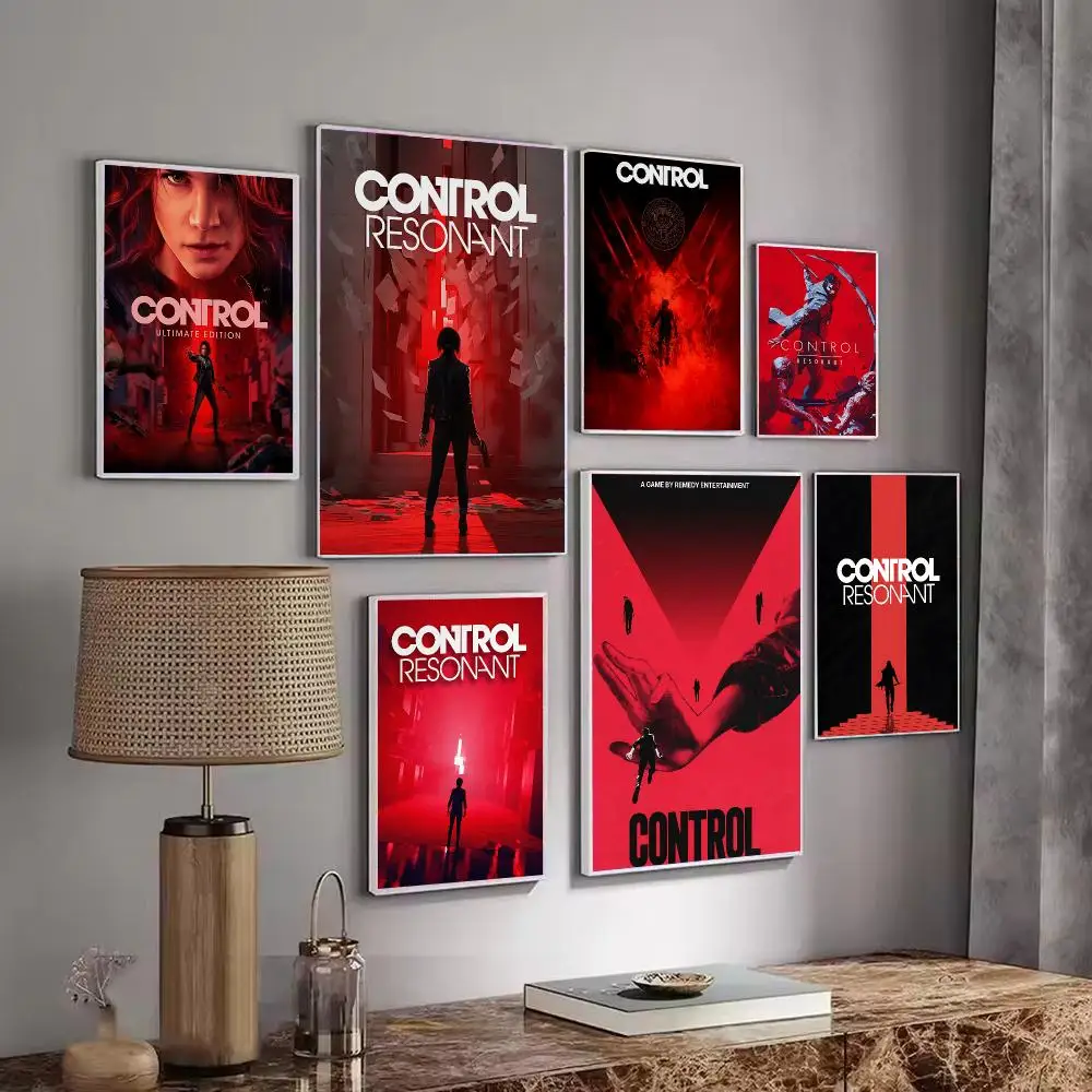 Action Game C-Control R-Resonant Poster Wall Art Print Sticker for Bedroom Living Room Dorm Office Modern Home Decor