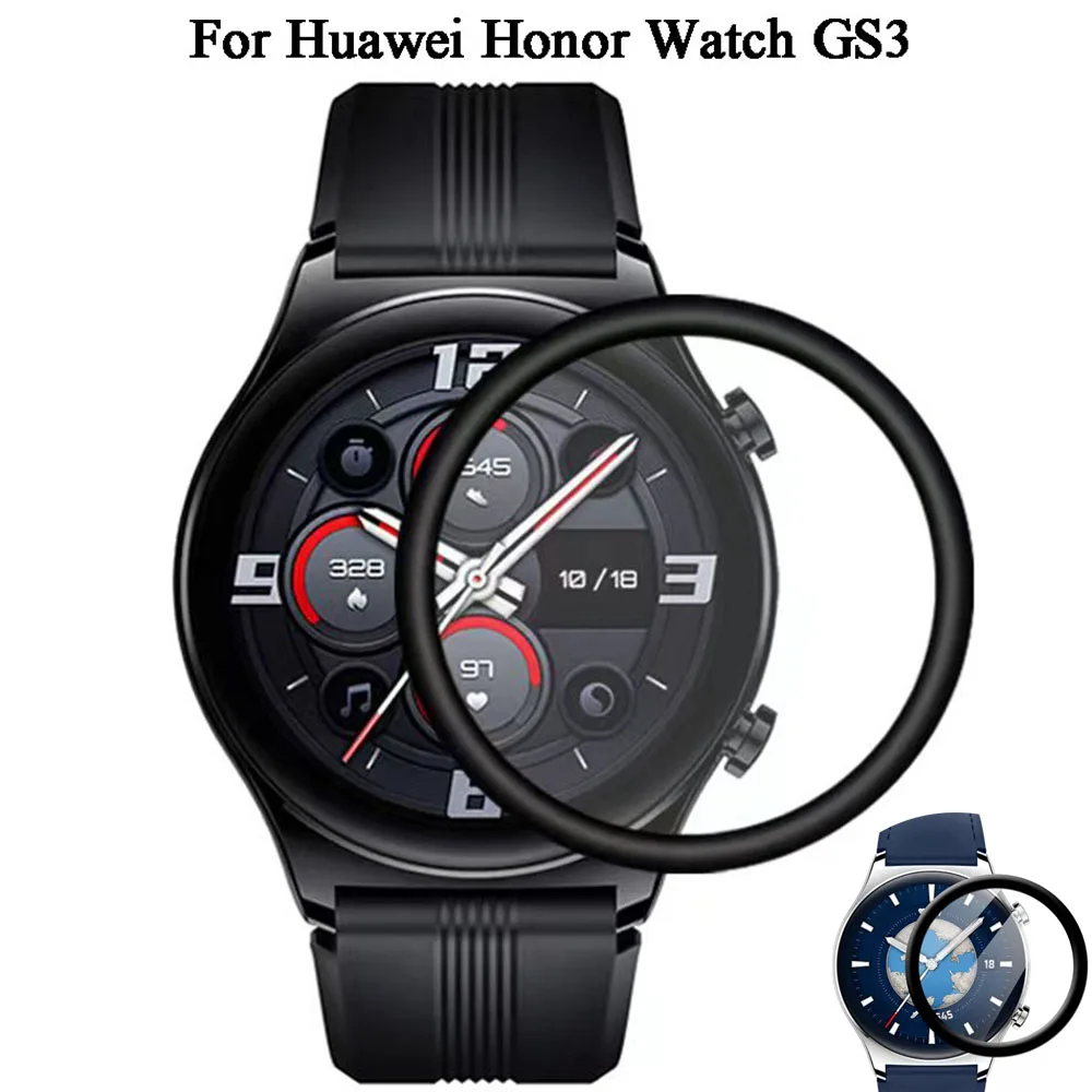 3D Curved Edge HD Displayschutzfolie für Huawei Honor GS3 Smartwatch Abdeckung Klare Abdeckfolien Uhrenzubehör