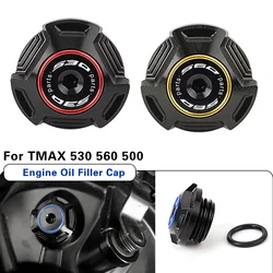 For YAMAHA Tech MAX TMAX 560 2021 2022 2023 TMAX 530 T-MAX 500 T MAX 530 SX DX CNC Motorcycle Engine Oil Cap Bolt Oil Filler Cap