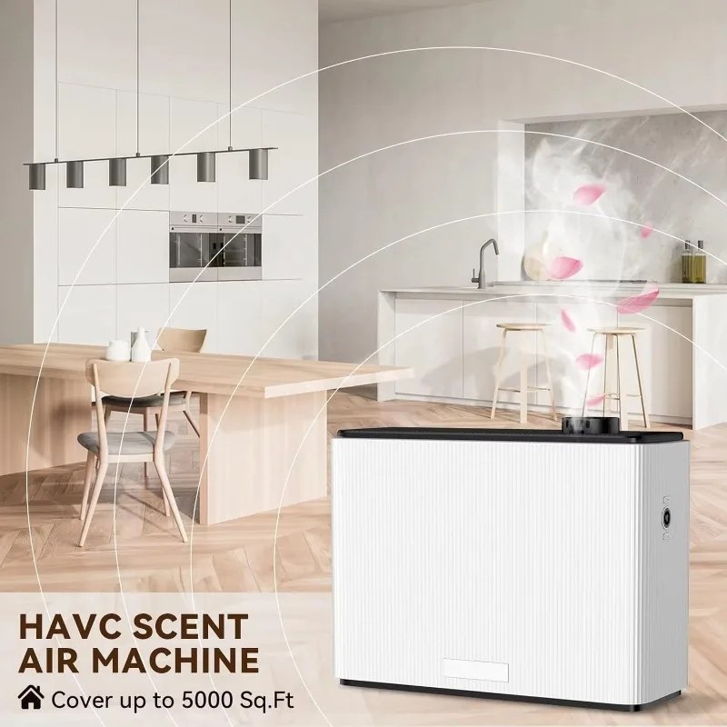 واي فاي App التحكم 1000 مللي ناشر رائحة تجارية نظام HVAC الذكي آلة الروائح فندق منزلي كهربائي بدون ماء