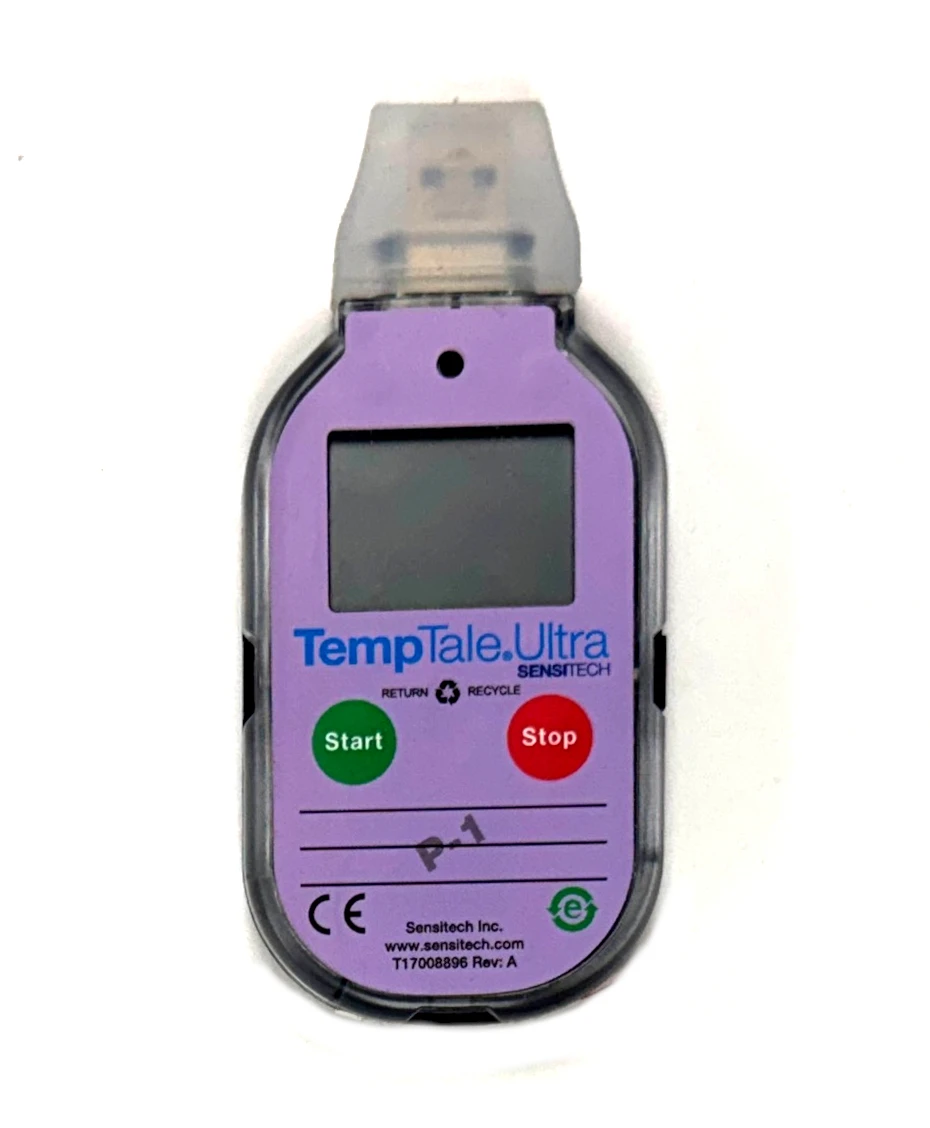 

Sensitech TempTale Ultra 16k Flash Memory AMB Single Use Temperature Sensor with USB 20 Type-A Plug -30 To 8 Celsius for 55
