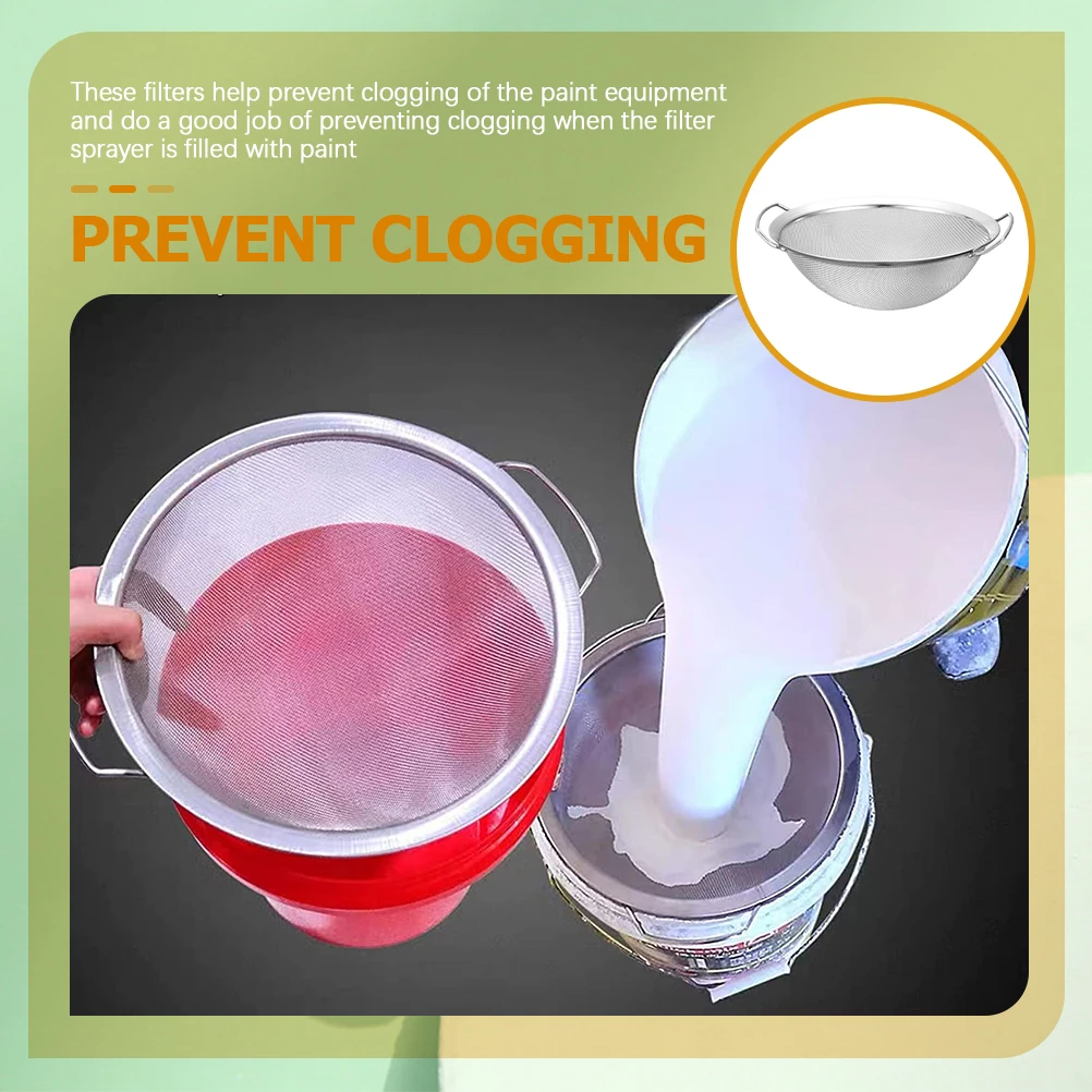 

Paint Strainer Filter Fine Mesh Bucket Strainer Oil Leakage Spoon for Honey Filter Clogging Prevention Home Decor