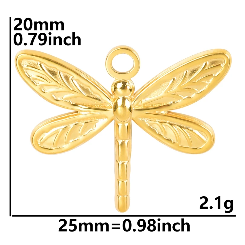 5Pcs Vintage Lovely Dragonfly Charms Pendants For Jewelry Making DIY Cute Mini Animal Insect Charms Handmade Jewelry Accessories