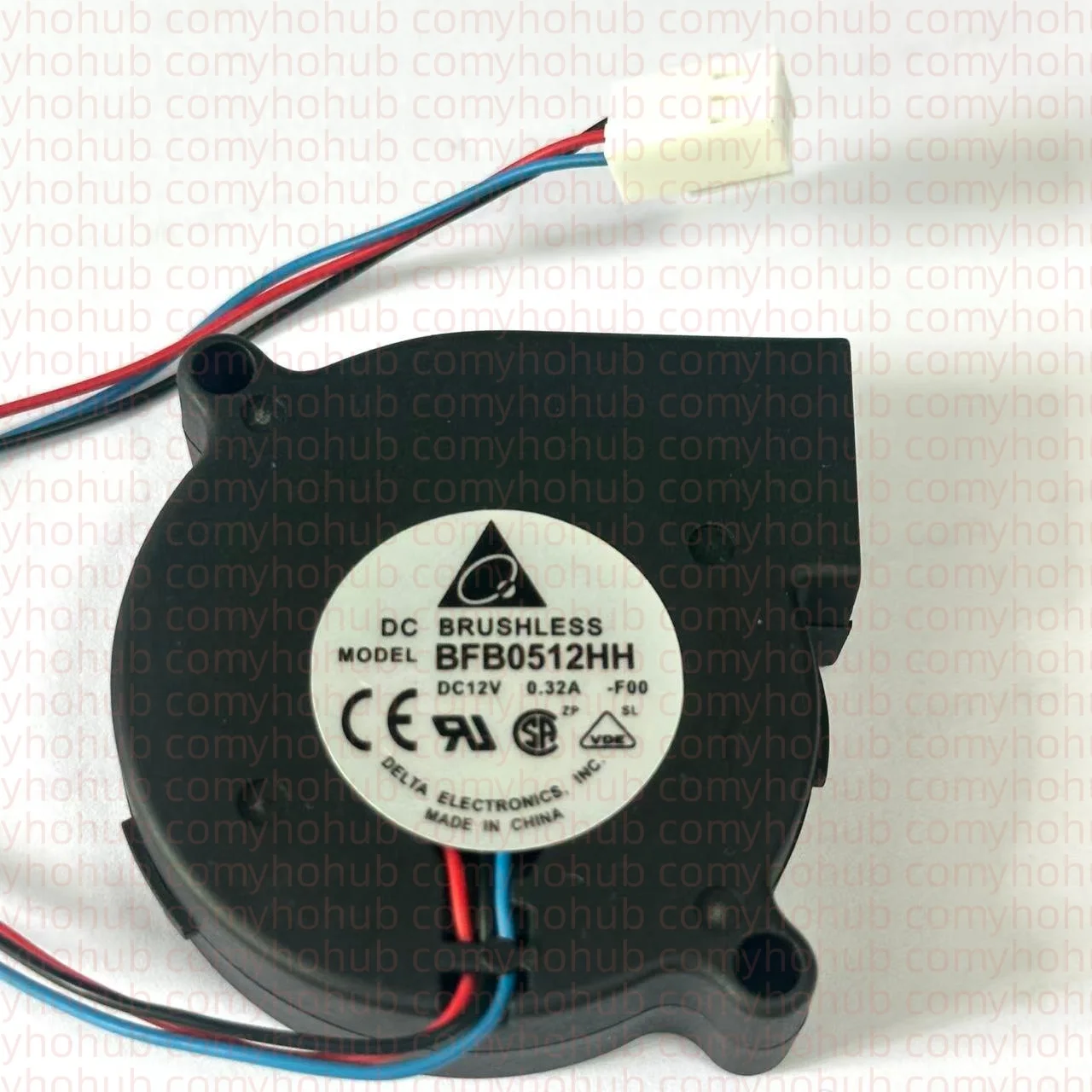 

Delta Electronics BFB0512HH F00 DC 12V 0.32A 50x50x15mm 3-wire Server Cooling Fan