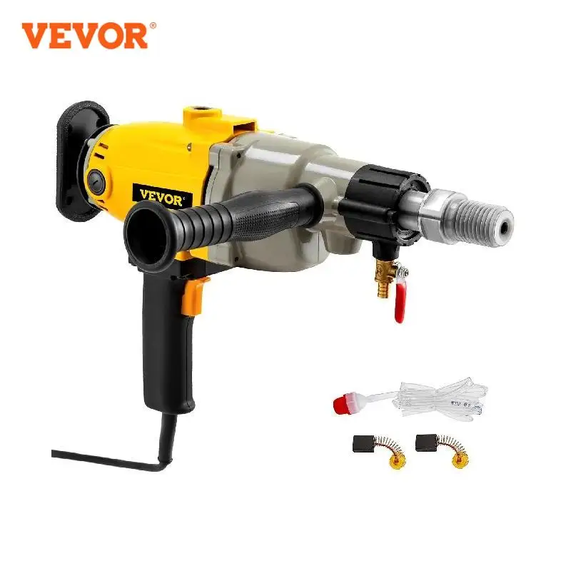 VEVOR 1880W 2180W Cầm Tay Kim Cương Lõi Giàn Khoan Bê Tông 110Mm 130Mm 160Mm 180Mm Ướt/Khô Điện Vô Cấp Tốc Độ Khoan Dụng Cụ