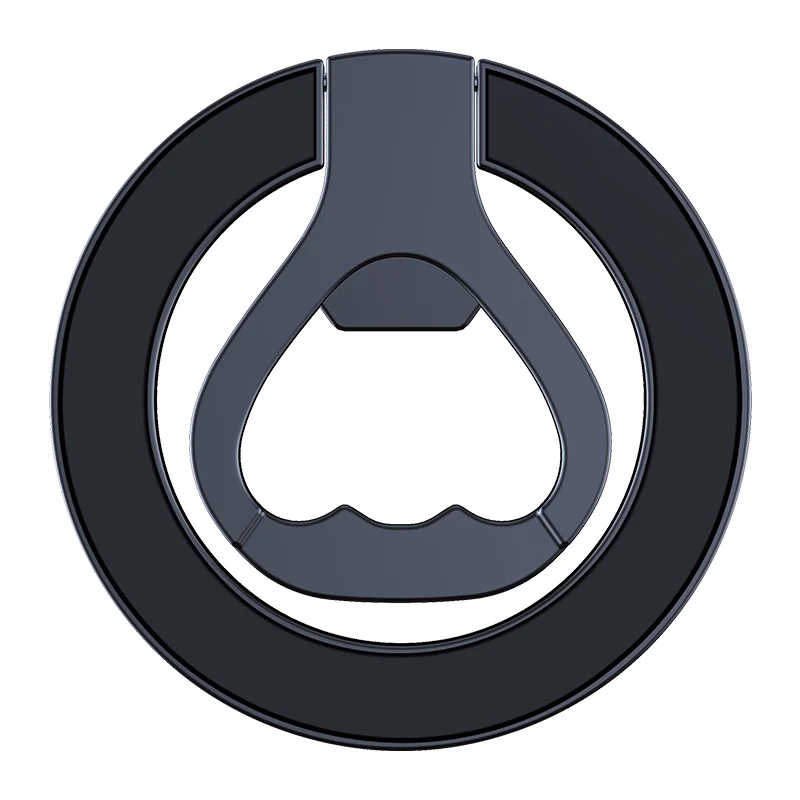 3 في 1 المغناطيسي قبضة الهاتف حلقة حامل فتاحة الزجاجات سبيكة الهاتف الخليوي حلقة حامل هاتف الخليوي حامل آيفون 12/13/14/15 سلسلة