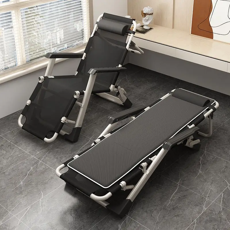 

Folding recliner Seated and reclining Summer sleeping chair Lunch break chair Nap bed Office backrest Home folding bed