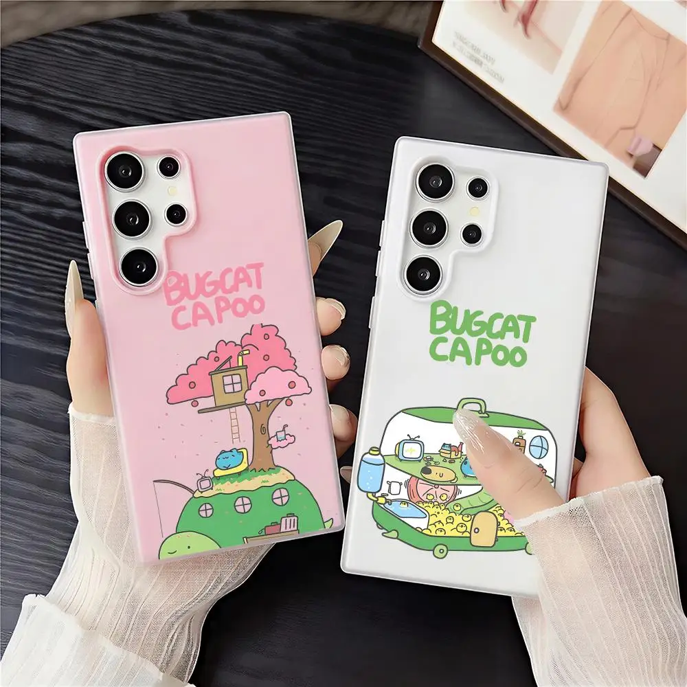 Bugcat CapooS Phone Case 2-in-1 Detachable Clear Case with Card & Photo Slot for Samsung S22-S26